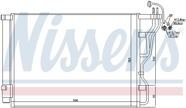 Nissens Airco condensor 940245