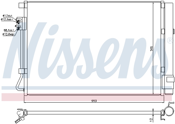 Nissens Airco condensor 940248