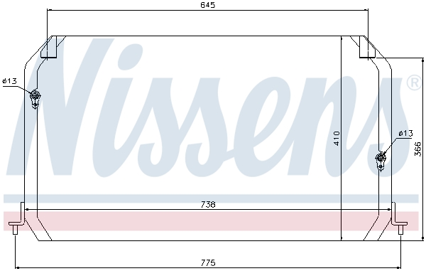 Nissens Airco condensor 94026