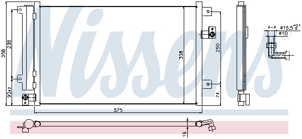 Nissens Airco condensor 940292