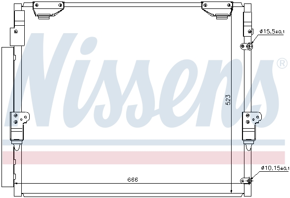 Nissens Airco condensor 940304