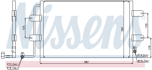 Nissens Airco condensor 940305