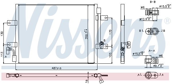 Nissens Airco condensor 940311