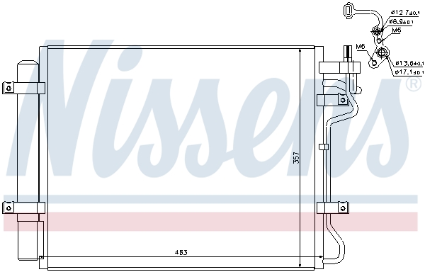 Nissens Airco condensor 940314