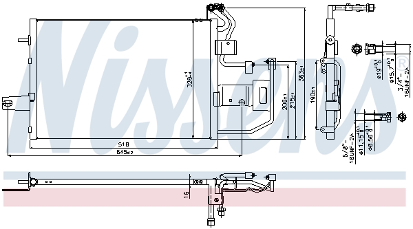 Nissens Airco condensor 940317