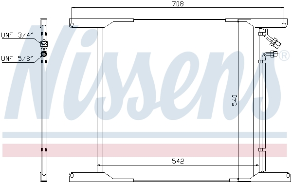 Nissens Airco condensor 940336