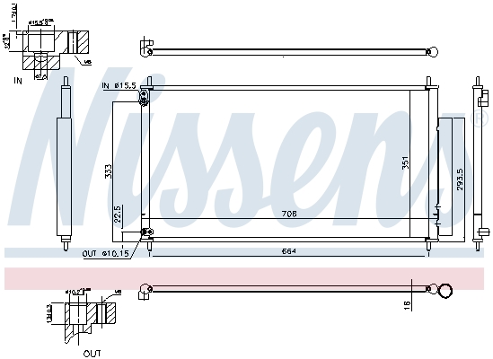 Nissens Airco condensor 940340