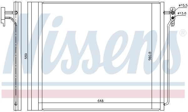 Nissens Airco condensor 940343