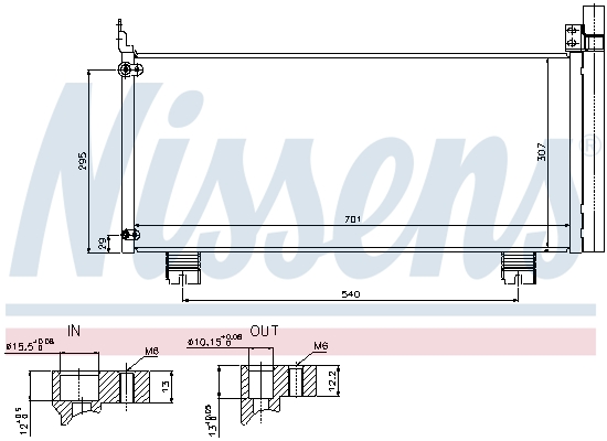 Nissens Airco condensor 940344
