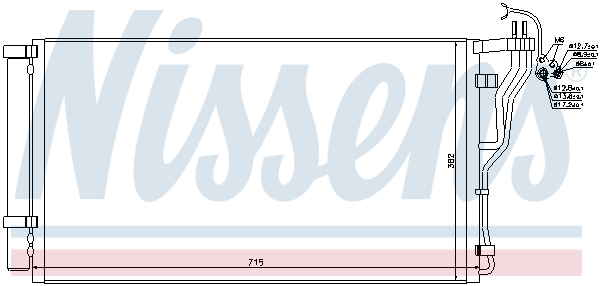 Nissens Airco condensor 940347