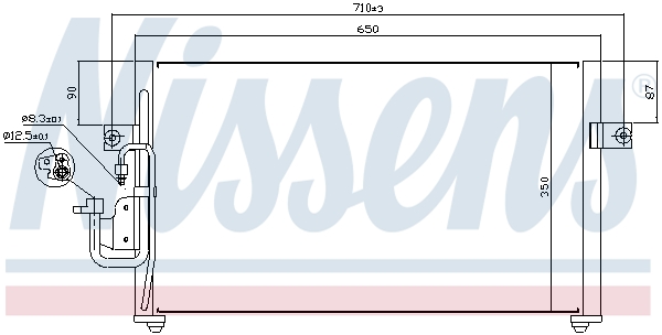 Nissens Airco condensor 94037
