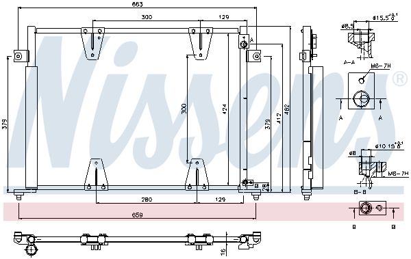 Nissens Airco condensor 940373