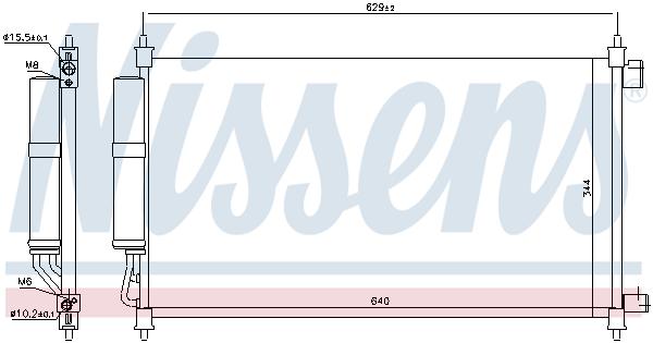 Nissens Airco condensor 940382
