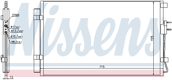 Nissens Airco condensor 940392