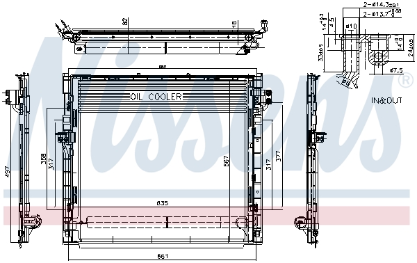 Nissens Airco condensor 940394