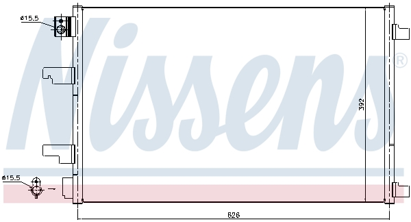 Nissens Airco condensor 940402