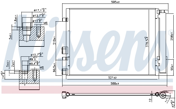 Nissens Airco condensor 940404