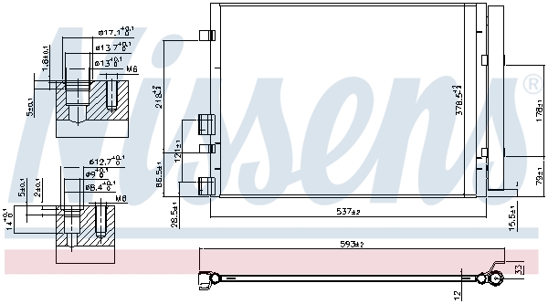 Nissens Airco condensor 940405