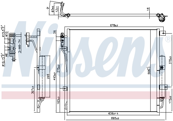 Nissens Airco condensor 940407