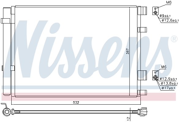 Nissens Airco condensor 940425