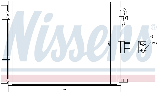 Nissens Airco condensor 940428