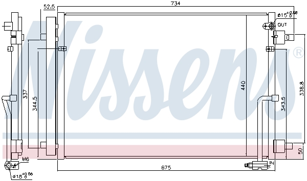 Nissens Airco condensor 940452