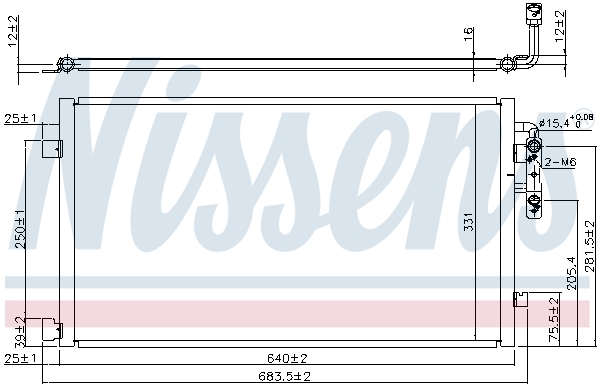 Nissens Airco condensor 940457