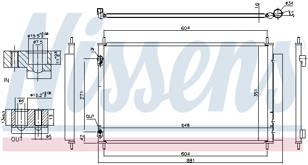 Nissens Airco condensor 940489