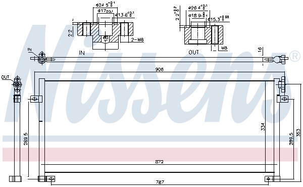 Airco condensor Nissens 940493