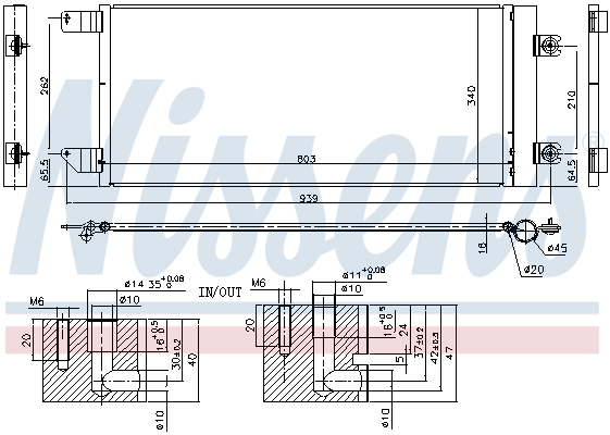 Nissens Airco condensor 940495