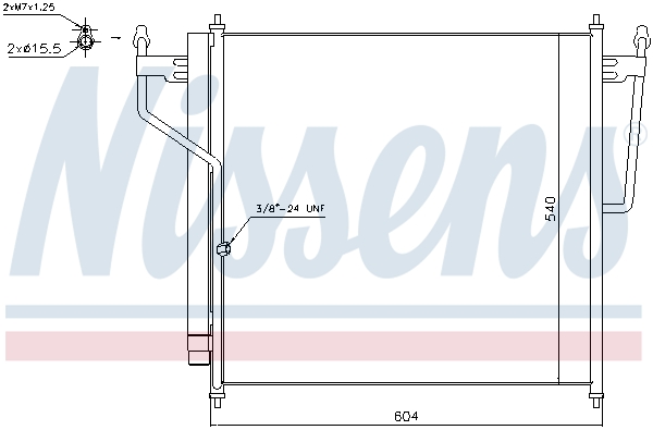 Nissens Airco condensor 940503