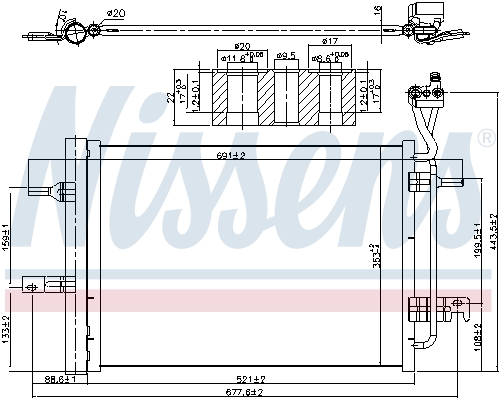 Nissens Airco condensor 940511