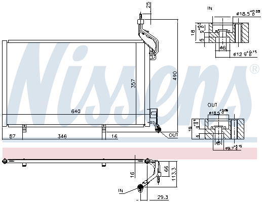 Nissens Airco condensor 940515