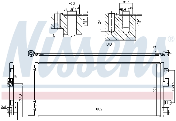 Nissens Airco condensor 940568