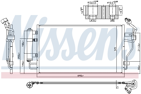 Nissens Airco condensor 940583