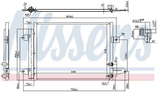 Nissens Airco condensor 940588