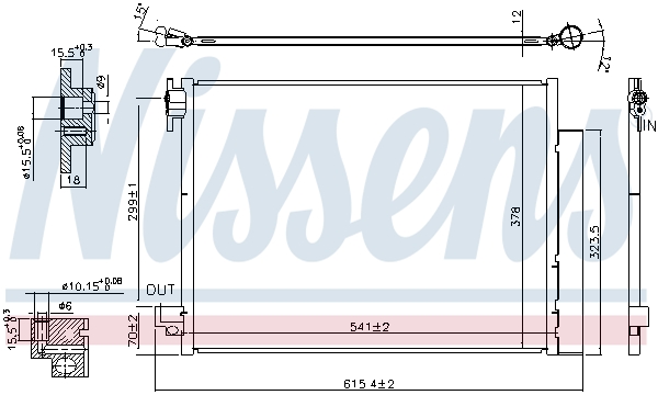 Nissens Airco condensor 940593