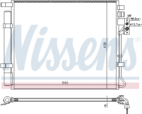 Nissens Airco condensor 940594