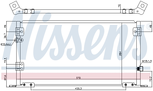 Nissens Airco condensor 940608