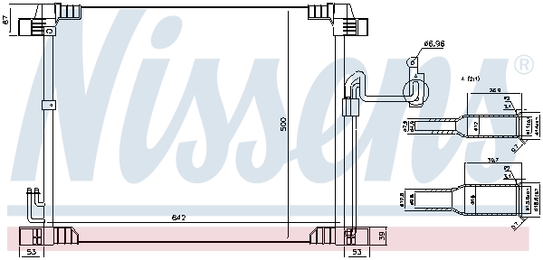Nissens Airco condensor 940616