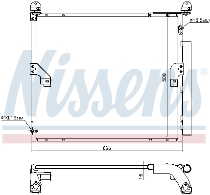 Nissens Airco condensor 940623