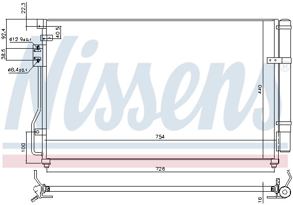 Nissens Airco condensor 940630