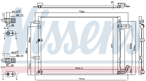 Nissens Airco condensor 940675
