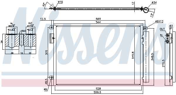 Nissens Airco condensor 940693