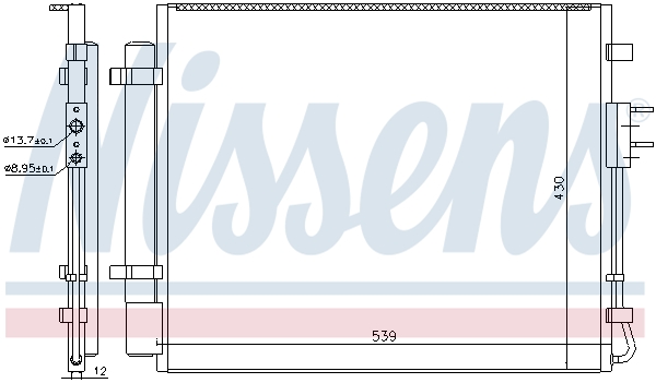 Nissens Airco condensor 940727