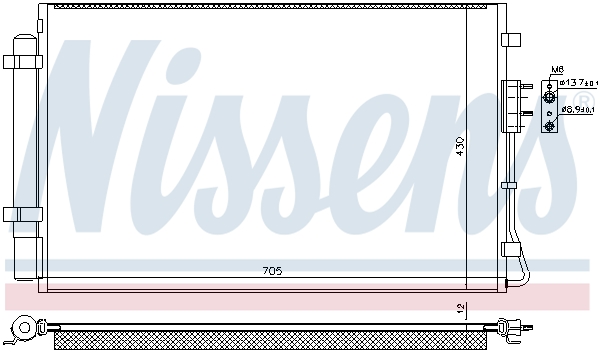 Nissens Airco condensor 940728