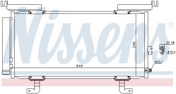 Nissens Airco condensor 940742