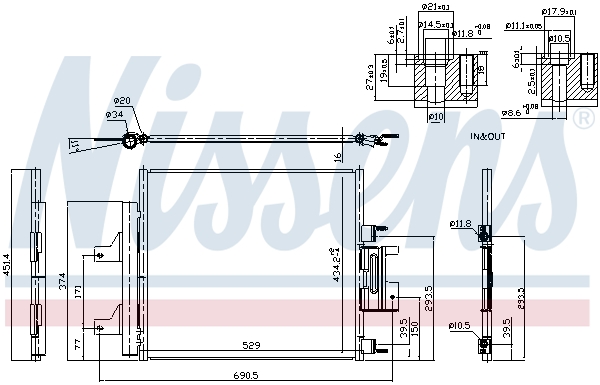 Nissens Airco condensor 940772