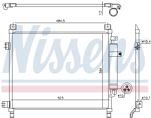 Nissens Airco condensor 940788
