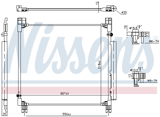 Nissens Airco condensor 940799